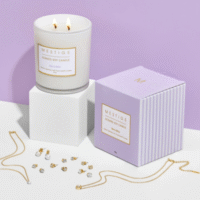 Quiescent Glow – Lemongrass Scented Soy Candle (200gm)